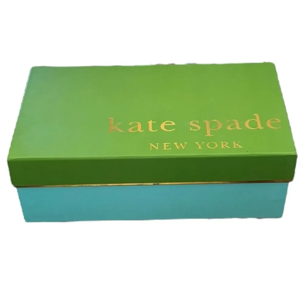 Kate Spade Women's Darlene Black Satin Jewelled Bow Kitten Heel Slide Mules 7.5